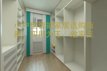 小户型智能家居选购指南：实用为王，效率至上